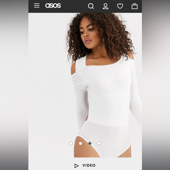 NWT (in black) sexy bodysuit - long sleeve open back - Picture 4 of 17